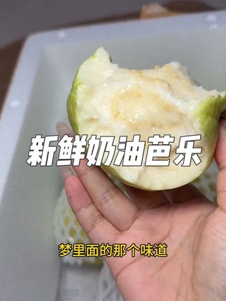 芭乐从0到无数次,真的只要吃过了就忘不掉这个味道#芭乐 #奶油芭乐 #应季水果 #水果