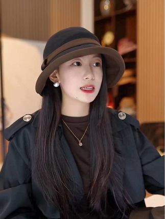 #帽子 #渔夫帽 #保暖又好看 #百搭 #秋冬新款