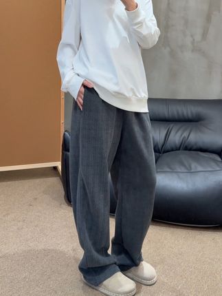 入秋百搭的斜纹直筒卫裤 #男友穿搭 #男裤 #直筒裤 #卫裤男