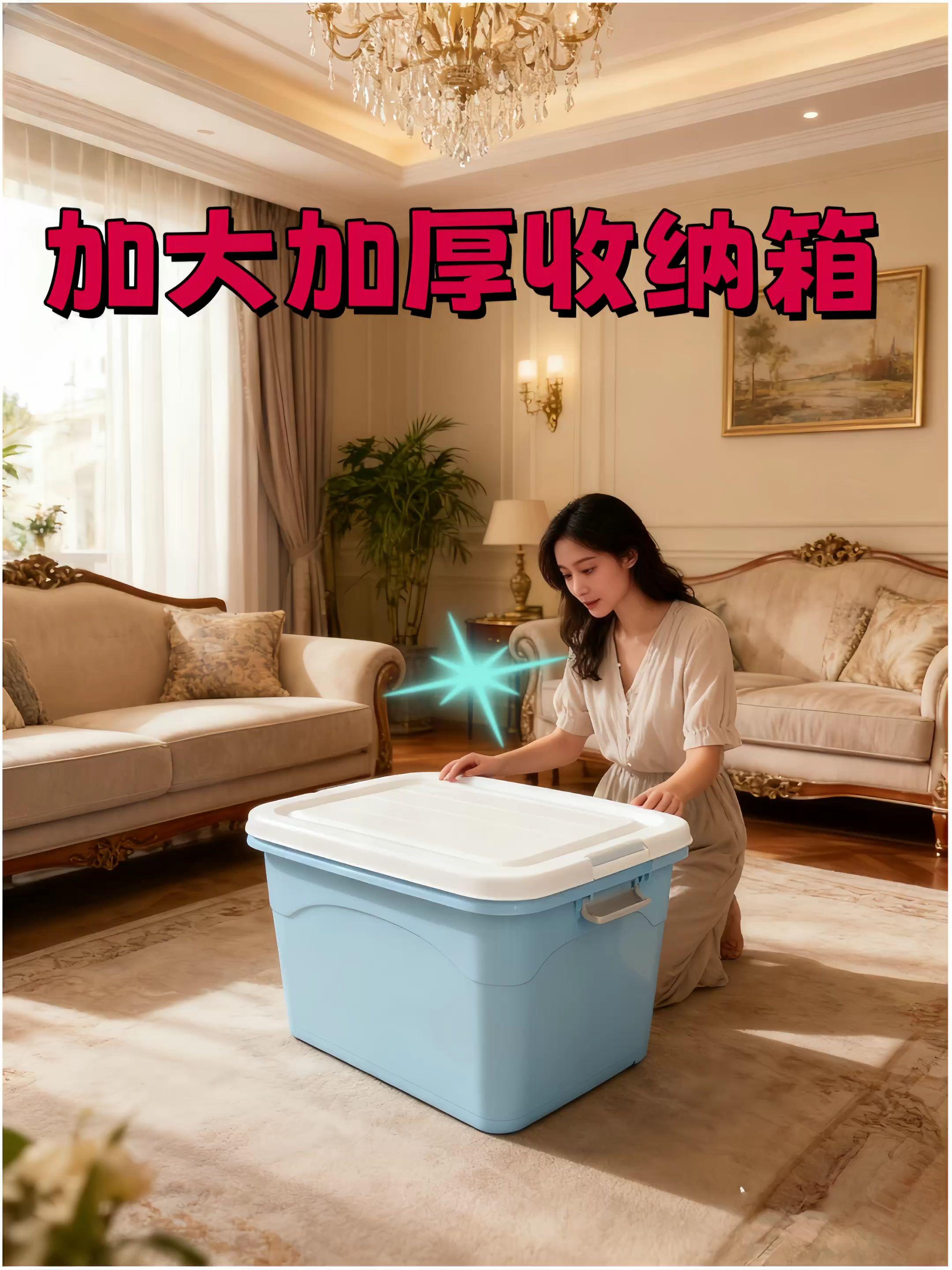 加大加厚收纳箱。#好物推荐🔥 #收纳箱储物箱 #强烈推荐 #收纳箱 #收纳箱推荐