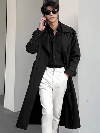 #风衣 #男生穿搭 #穿出高级感 #潮男穿搭 #气场全开