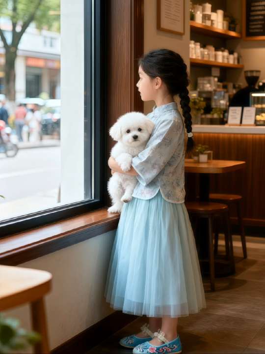 #生女儿就是用来打扮的 #国风古韵 #骗你生女儿 #童装汉服#每日童装穿搭分享