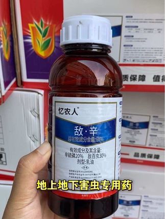 敌百虫+辛硫磷#农业种植 #病虫害防治 #地上地下害虫@抖音热点