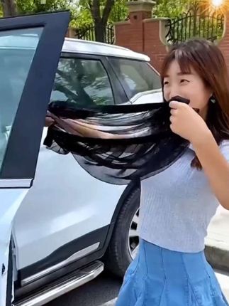 汽车防蚊纱窗,防蚊防虫防柳絮进入车内,三秒安装,通风透气,不影响车窗升降和后视镜视线#汽车防蚊纱窗 #汽车好物