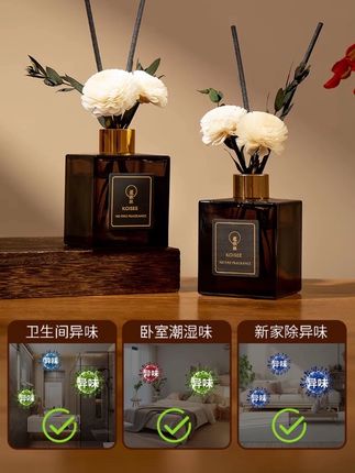 #创作者中心 #创作灵感 升级花艺家用栀子花香薰精油卫生间客厅办公室酒店香氛净化空气味