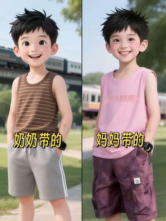 #高品质童装 #男童穿搭 #潮童必备 #男童套装 #男孩子也要有衣品 @抖加🔥上热门🔥dou+🔥热点宝