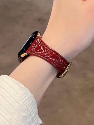 小蛮腰爱心压印皮质苹果手表表带适用于Apple Watch10se2iwatch89#皮质表带 #苹果表带 #applewatch表带 #iwatch表带 #表带