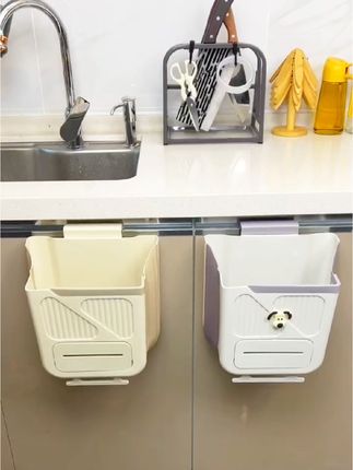 家用厨房壁挂式垃圾桶,可伸缩折叠,支持分类,车载悬挂同样出色!#好物推荐🔥 #非常方便实用 #厨房壁挂垃圾桶