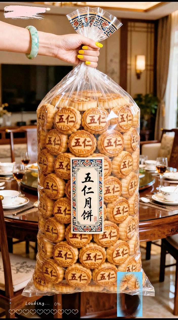去年没解馋,今年早早囤了月饼。五口味个个皮薄馅大、软糯香甜不腻口,老人孩子都爱吃,礼盒装中秋送人也超有面。#五仁月饼