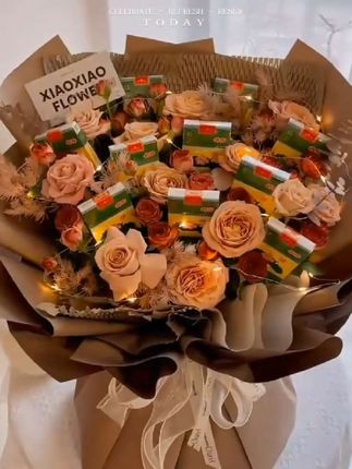 #鲜花烟花束#送男友,老公,父亲生日礼物#爱的礼物 #浪漫花束 #今日分享 #