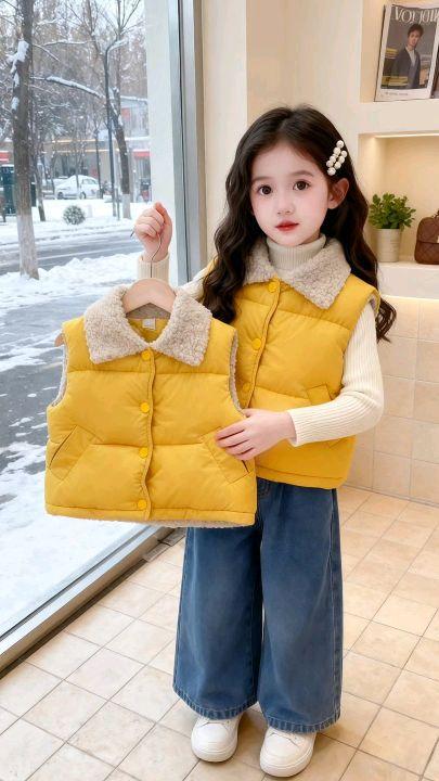 #女童穿搭 #生女儿就是用来打扮的 #马甲#保暖穿搭#冷冷冷冷冷如何正确保暖