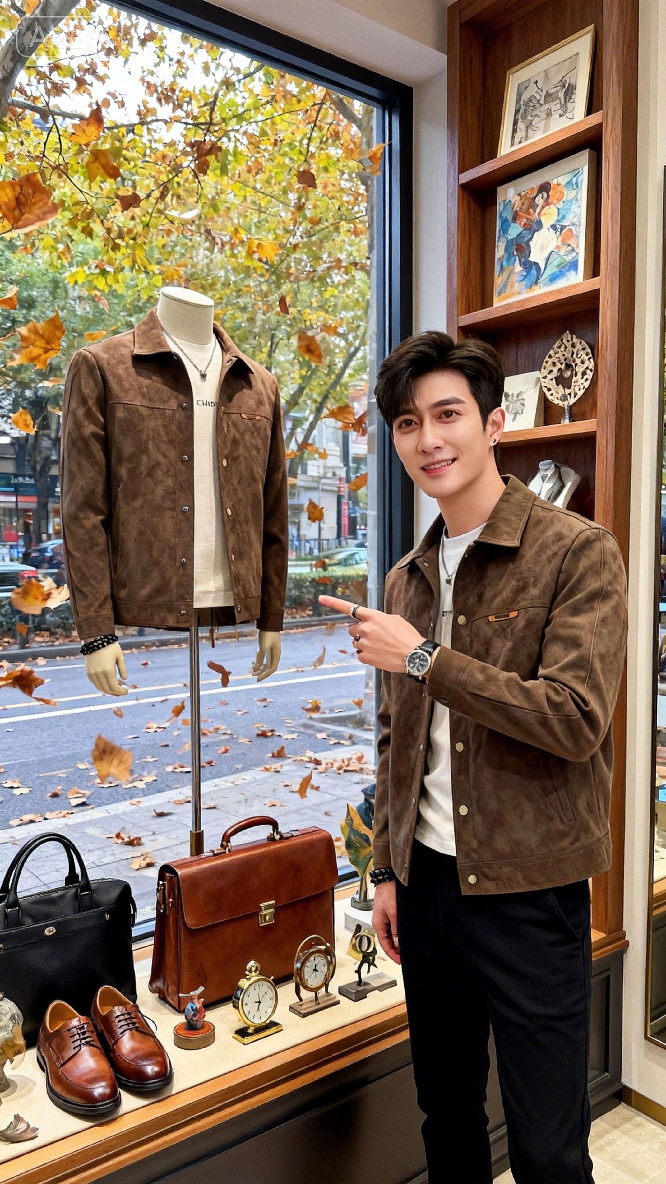 🔥罗蒙夹克|春秋型男必备战袍!✨ 宝子们👋!我发现了这个宝藏单品——罗蒙2025新款黑色简约夹克🖤!翻领设计超大气,上身瞬间气场两米八😎。高密度面料挺括抗皱,风吹不动还透气🍃,春秋单穿利落有型🌞,初冬叠穿也扛得住❄️! 👔搭衬衫秒变儒雅绅士;👕配T恤就是随性潮男;💼混搭西裤直接晋升商务精英👨💻。隐形口袋能装下手机📱,袖口微收显瘦绝了👌!走线平整如艺术品🖌️,洗多次都不变形~ #男士穿搭 #秋季新品 #罗蒙男装 #百搭外套 #夹克外套