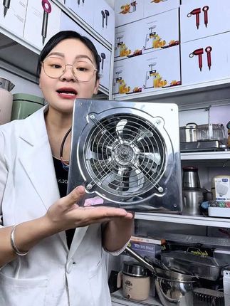 #厨房好物 #大吸力排风扇 #不锈钢排气扇