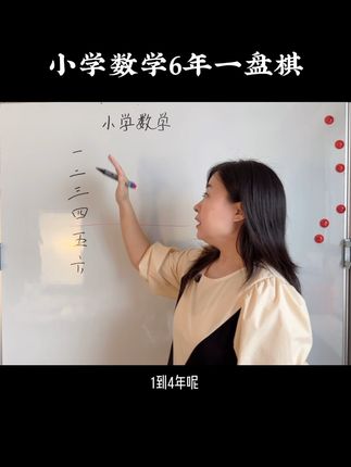 小学数学6年一盘棋 每一步重点做好，校外培优，明天直播讲数学学习，放高思数学伴学营名额。#小学数学