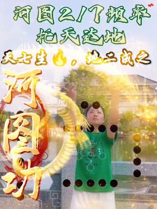 河图~宇宙运行的轨迹,五个频率包罗万象#河图洛书 #河洛功夫 #河图洛书的真相 #大道至简
