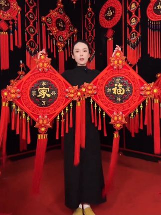 #客厅背景墙 #玄关#乔迁之喜大吉大利 #桃木挂件 #好物推荐🔥