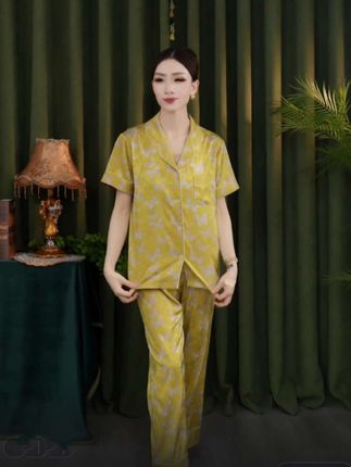 兰麦果家居服,丝滑漂亮可外穿#穿出自信穿出美丽 #穿搭 #舒适透气又凉快 #在家也要美美哒 #减龄气质