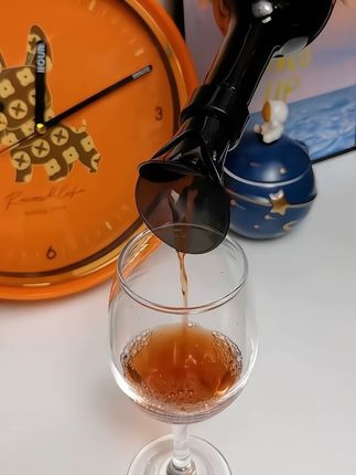 创意花瓣型红酒保鲜塞存酒倒酒器 存酒倒酒二合一#倒酒器 #红酒倒酒器 #红酒瓶塞