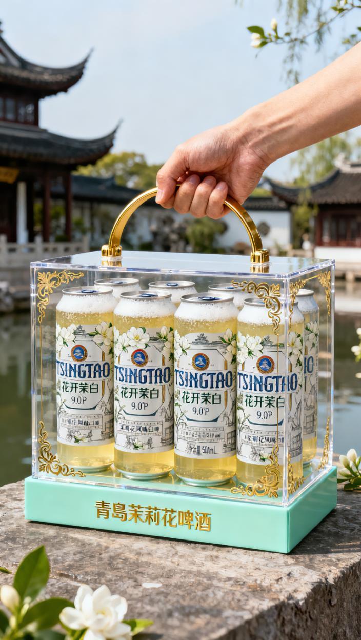 万万没想到!青岛啤酒竟然出新品了!🍺✨。茉莉花味白啤!一口花开茉白,让你邂逅春日花园!精选优质麦芽与啤酒花,真实融入茉莉花萃取,泡沫绵密细腻,入口麦香、酒香、花香层层递进,清爽顺滑。9度麦芽、3.6度酒精度,微醺无压力,聚会独酌都合适。新品特惠,赶紧囤起来!#青岛啤酒 #好喝不贵 #新品上市#好东西一起分享上热门 #啤酒推荐官 @抖加🔥上热门🔥dou+🔥热点宝