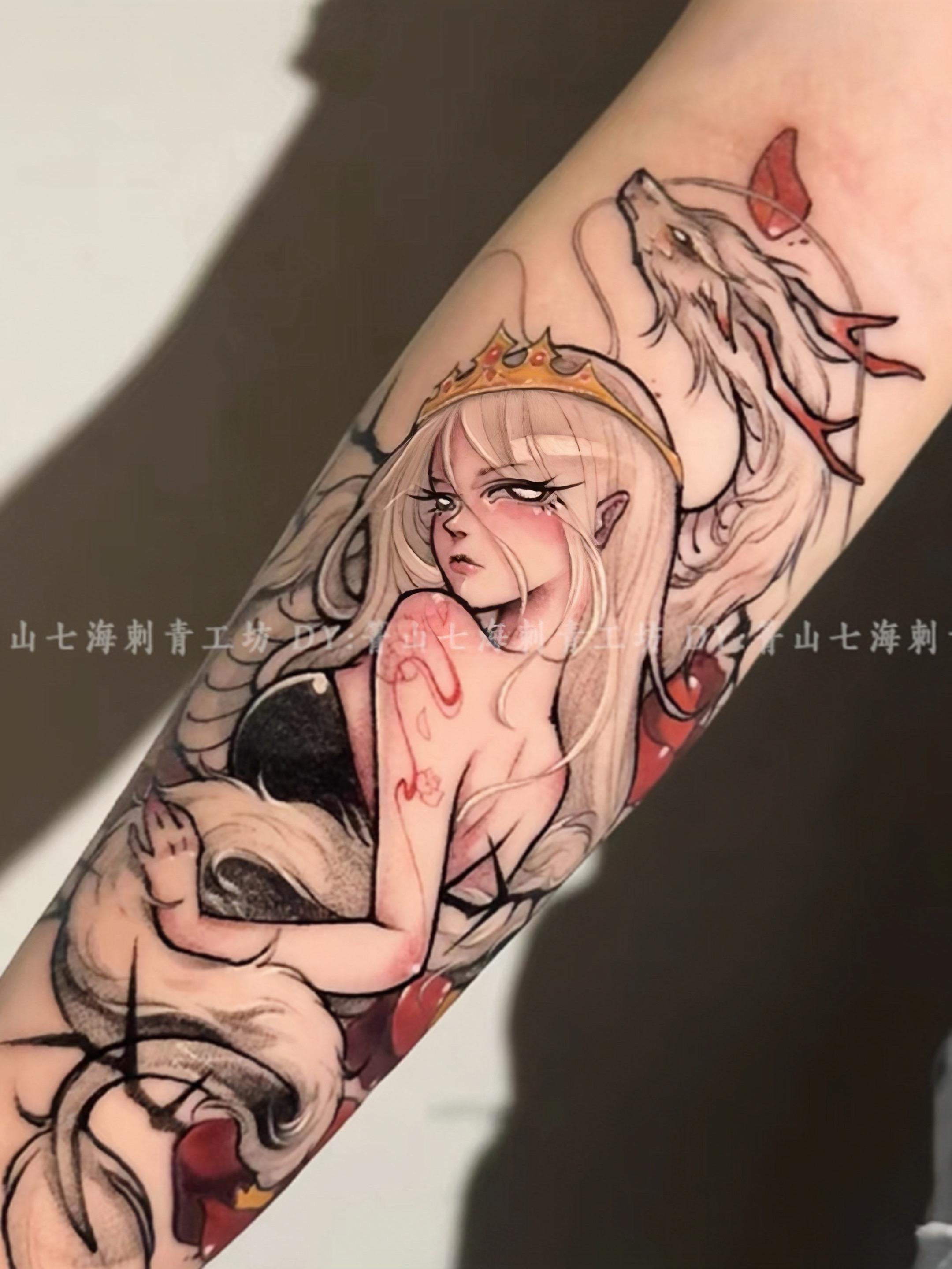 #纹身贴#花臂#酷#男女同款