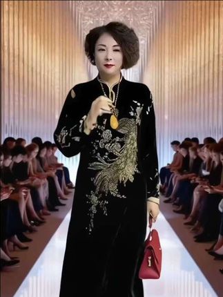 #徐璐琥珀系亮片裙贵气满满 #大码穿搭 #减龄气质 #高级感穿搭 #谁穿谁好看 @姣姐好物