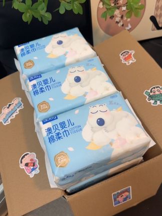 生了宝宝才知道#棉柔巾 真的是消耗品,澳贝棉柔巾,天然新疆棉#柔软亲肤 #干湿两用 给宝宝擦脸擦屁屁都舒服#母婴好物 #婴儿棉柔巾推荐