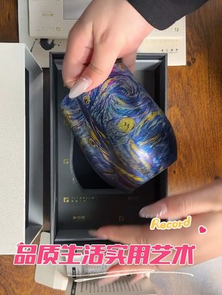 钛杯需要仪式感 #纯钛 #彩钛工艺