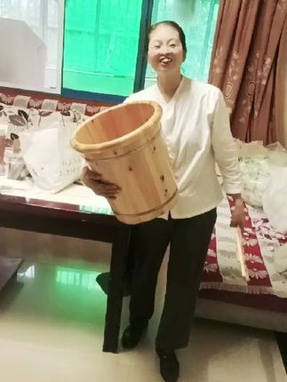 香柏木泡脚桶65块#结实耐用#足浴桶 #养生之道 #健康调理