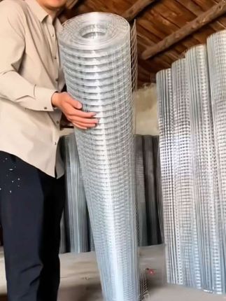 # 铁丝网围栏 :铁丝网围栏防鼠防黄鼠狼防护铁网养殖网栅栏网片网格阳台铁丝护栏#三农养殖 #圈地护栏 #结实耐用 @DOU+小助手