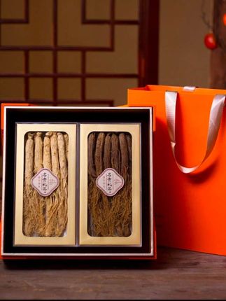 人参红参礼盒送长辈父母补品长白山人参礼品500g礼盒推荐高档送礼#人参礼盒#送礼佳品#送父母#送长辈#有面子