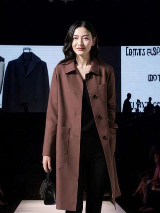 中长款风衣外套秋季韩版气质减龄宽松休闲直筒大衣#来双11解锁秋冬本命穿搭 #早秋姐感气质穿搭 #解锁秋季一周色彩灵感穿搭#解锁微胖梨形的本命穿搭#一分钟看懂巴黎时装周