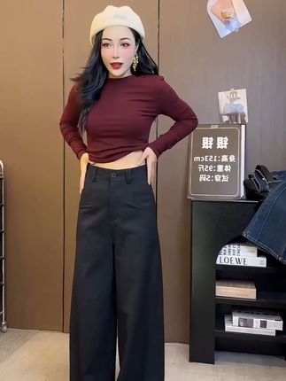 #通勤搭配 #百搭裤子 #显高显瘦显腿长 #显瘦裤子 #裤子