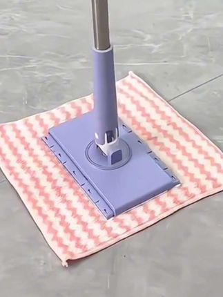 #创作灵感洗脸巾拖把夹迷你懒人小拖把夹布洗面巾二次利用家用一拖净免手洗#洗脸巾拖把#夹布洗面巾拖把#免手洗拖把#居家好物 #非常方便实用