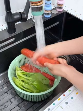 后悔没早买!水龙头上装个这防溅过滤器,洗手洗碗不溅湿衣服了,关键还能过滤杂质,真是便宜还好用#好物推荐🔥 #防溅过滤水龙头 #过滤器 #超便宜超划算 #厨房好物