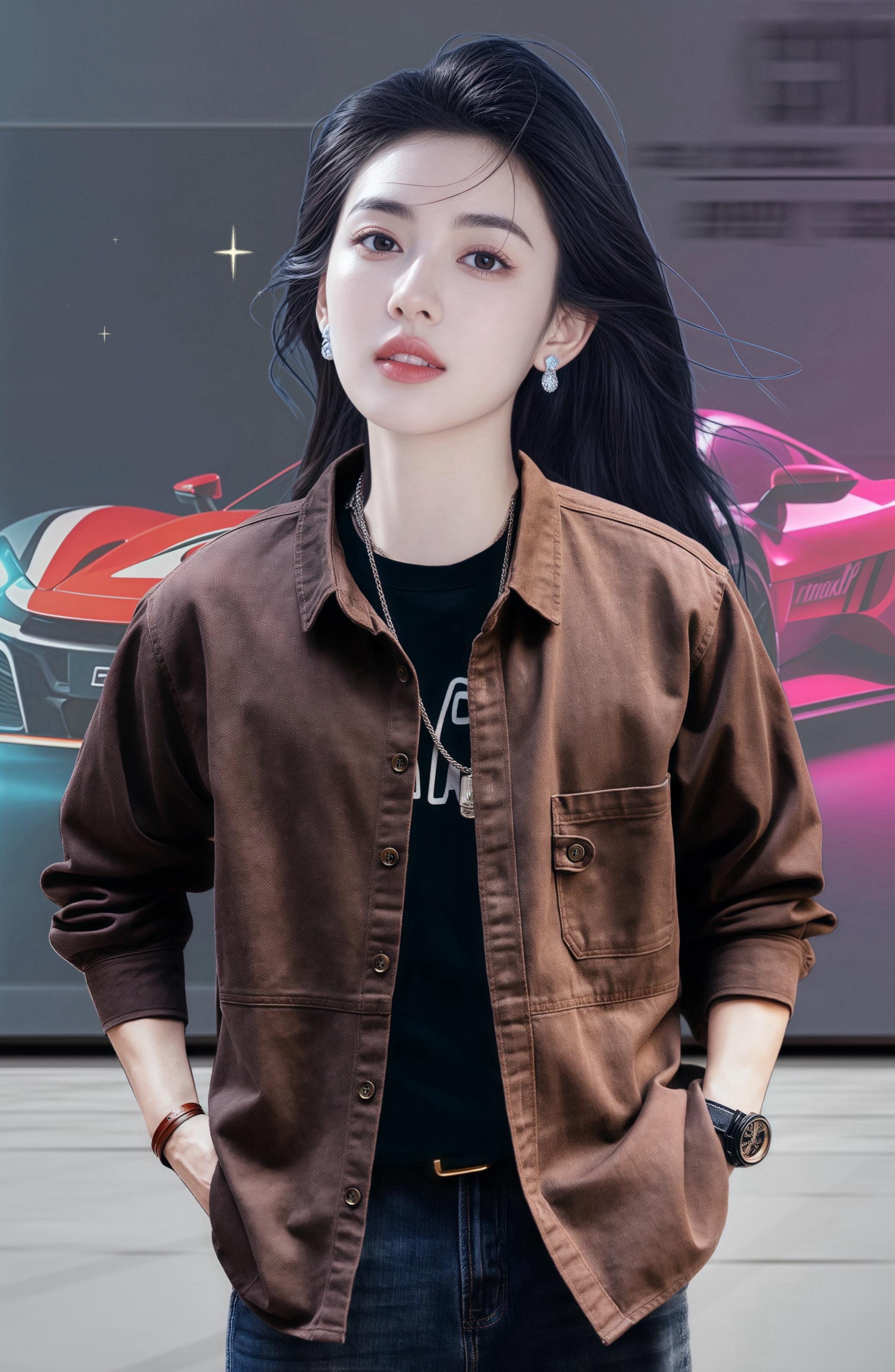 🌟✨秋冬必备!格蓝鹿丝光工装夹克绝了🔥 宝子们👋!发现一款超炸的秋冬神器——格蓝鹿复古丝光工装衬衫🎉!阿美咔叽风直接拉满,宽松版型谁穿谁帅👔~面料自带高级光泽感💡,摸起来软糯又挺括,保暖不臃肿❄️!搭配牛仔裤或工装裤都超有范儿👖,日常出街、聚会凹造型妥妥C位🌟!细节处走线精致到挑不出毛病👏,口袋设计实用还显瘦🙌~穿上瞬间变身潮流icon💫! ✅ 丝光质感高级不廉价💎 ✅ 宽松剪裁藏肉显瘦💯 ✅ 复古元素时髦度爆表💥 ✅ 多场景适配百搭王者👑 ✅ 秋冬保暖与风度并存🔥 亲测一周被追着要链接🔗!姐妹们快冲鸭🦆~你们觉得这种风格适合哪种场合呢?💬 #男装推荐 #秋冬穿搭 #阿美咔叽 #复古风 #潮牌单品