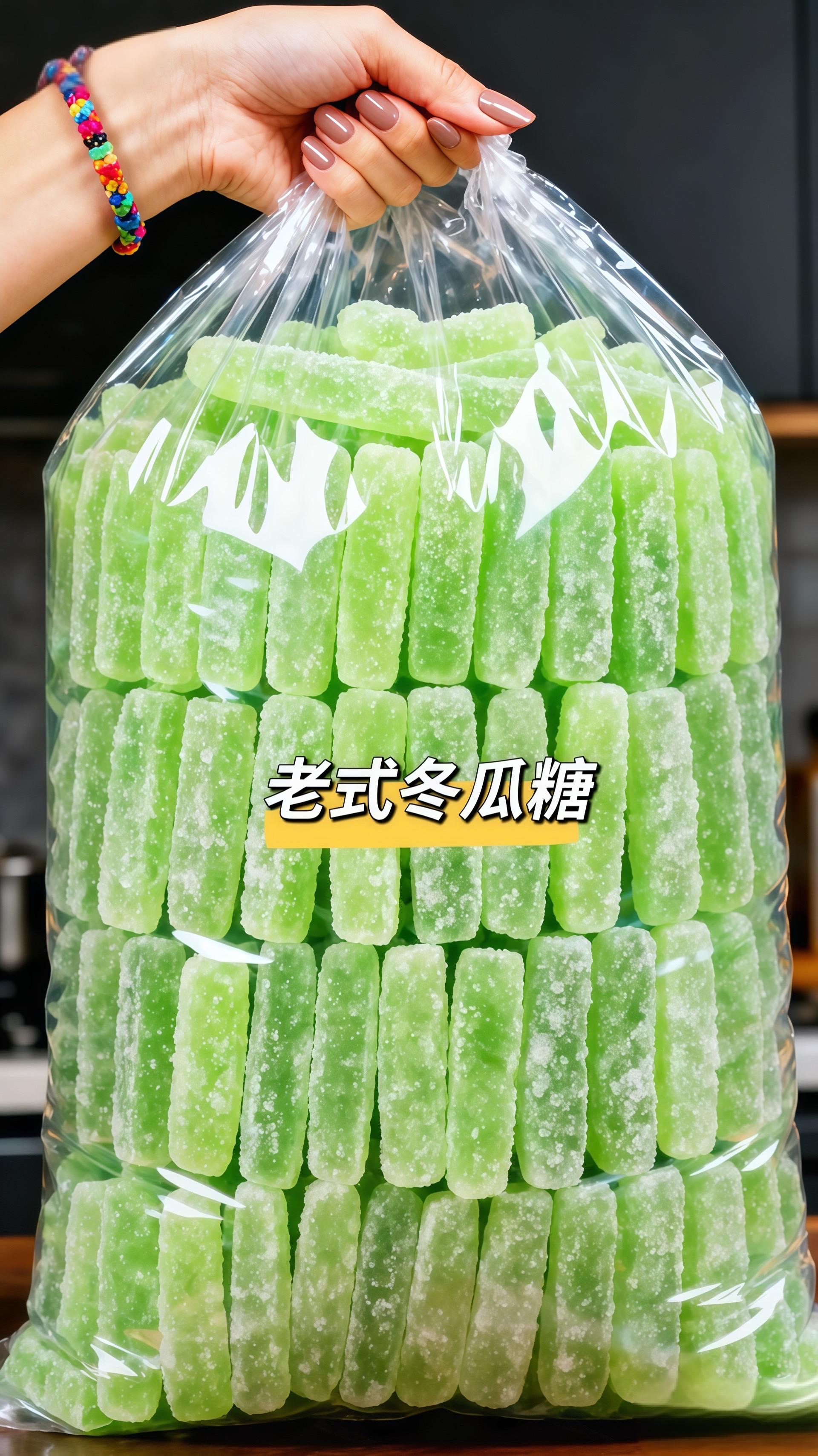 一口回到童年!老手艺冬瓜糖,甜而不腻超解馋😋 谁懂啊!小时候攥在手里舍不得吃的冬瓜糖,终于找到正宗味道了! 精选新鲜冬瓜,遵循老辈人传下来的慢火熬煮工艺,每一块都吸饱了清甜的糖香,却完全不齁喉。咬开是QQ糯糯的口感,带着冬瓜本身的清爽,嚼着嚼着满是儿时的回忆杀。 不管是当日常小零食,还是泡水泡茶、做甜品配料,都超合适!爱吃的家人们赶紧囤上,把童年的甜重新找回来~#冬瓜糖 #老式冬瓜糖 #童年味道 #好吃不贵经济实惠 #解馋小零食