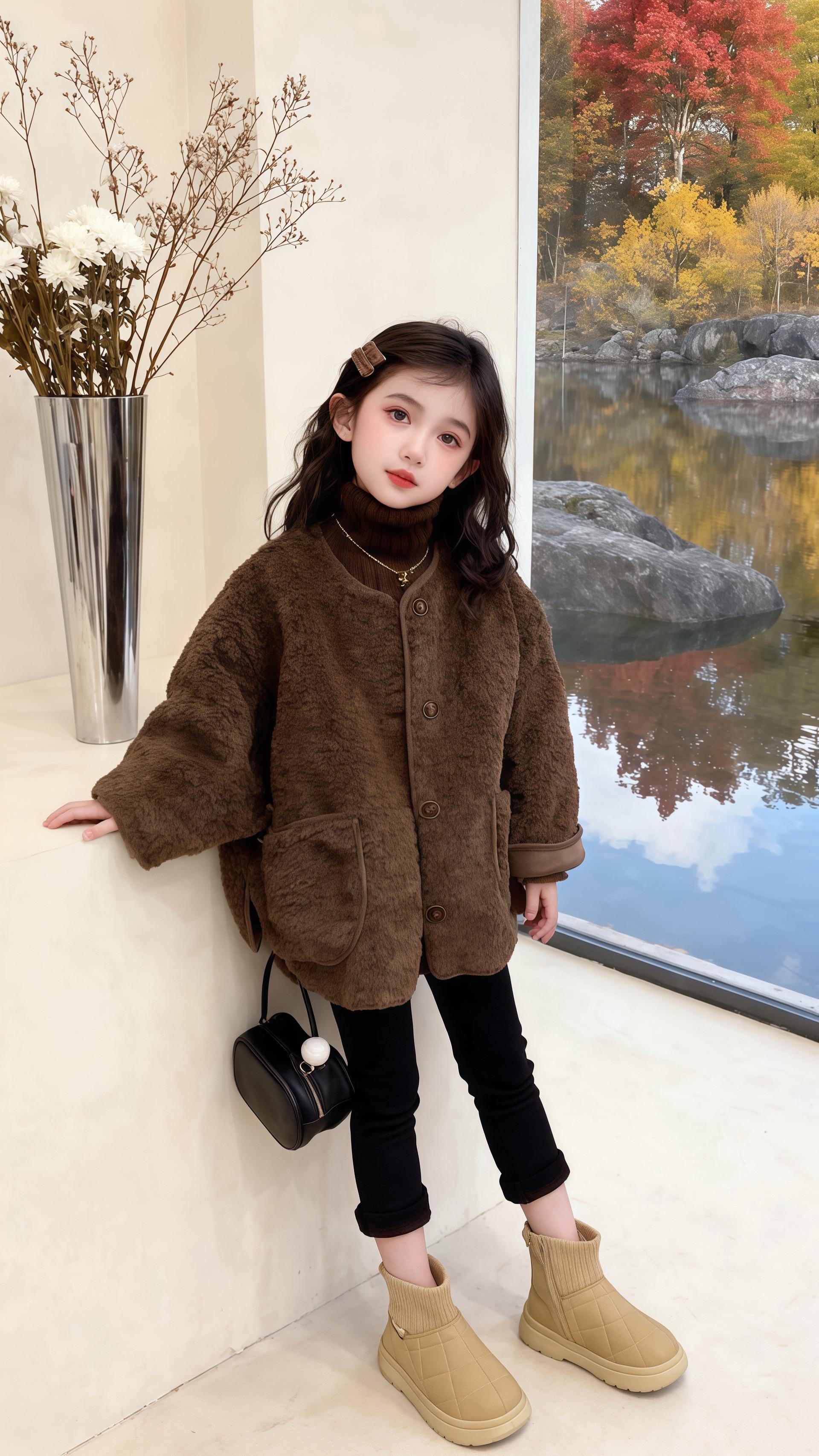 #高品质童装 #生女儿就要这样穿#时尚感穿搭#保暖又好看#潮童穿搭
