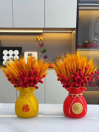 #福袋麦穗摆件 #创意摆件 #福袋 #麦穗 #开业大吉财源滚滚