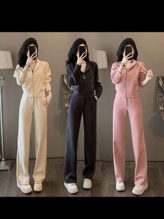 #上热门 原创设计时尚休闲运动套装小个子宽松休闲连帽秋装时髦网红长裤#秋冬穿搭 #好物推荐🔥 #超便宜超划算 #爆款热卖中