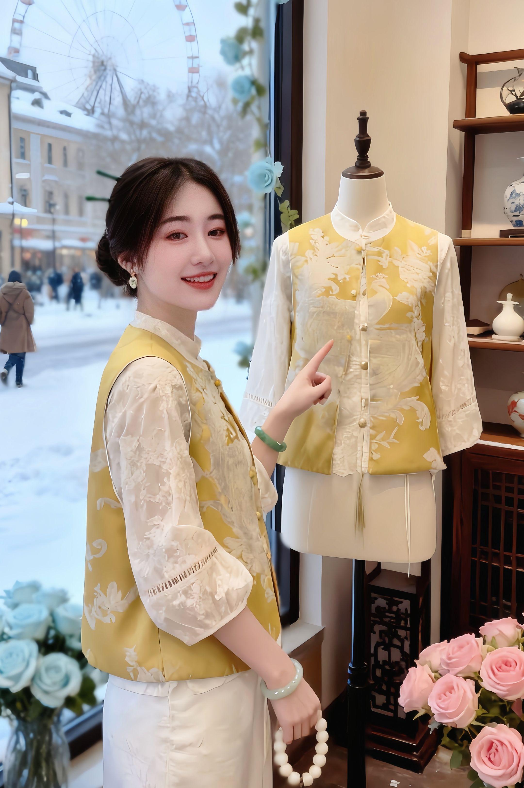 #中式美学服饰 #中式服装 #穿搭 #国风新时尚 #国风服饰 @抖加🔥上热门🔥dou+🔥热点宝 @DOU+小助手