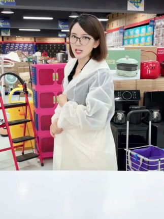 加厚长款便携式EVAol轻便雨衣(非一次性)户外旅游一体式徒步雨衣#雨衣