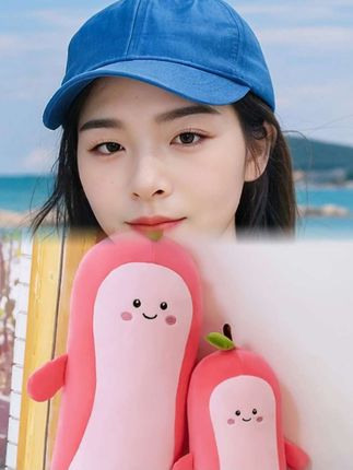 牛油果毛绒玩具床上公仔长条抱着睡觉玩偶女生专用抱枕可夹腿JY#好物推荐🔥 @DOU+小助手