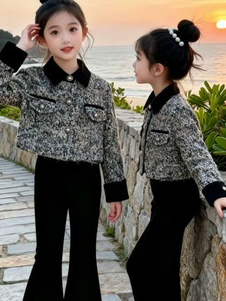 上热门  初秋一周不重样穿搭很重样#女童秋冬装2025新款小香风毛呢外套小女孩洋气时尚秋季儿童套装#穿搭如呼吸般简单#女童穿搭 #生女儿就要这样穿 高品质童装   @抖加🔥上热门🔥dou+🔥热点宝 @DOU+上热门