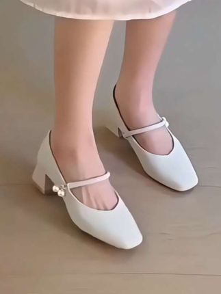 方头玛丽珍女鞋旗袍单鞋工作鞋 #玛丽珍女鞋 #软底软面穿上超舒服 #好穿又好搭 #好穿不累脚