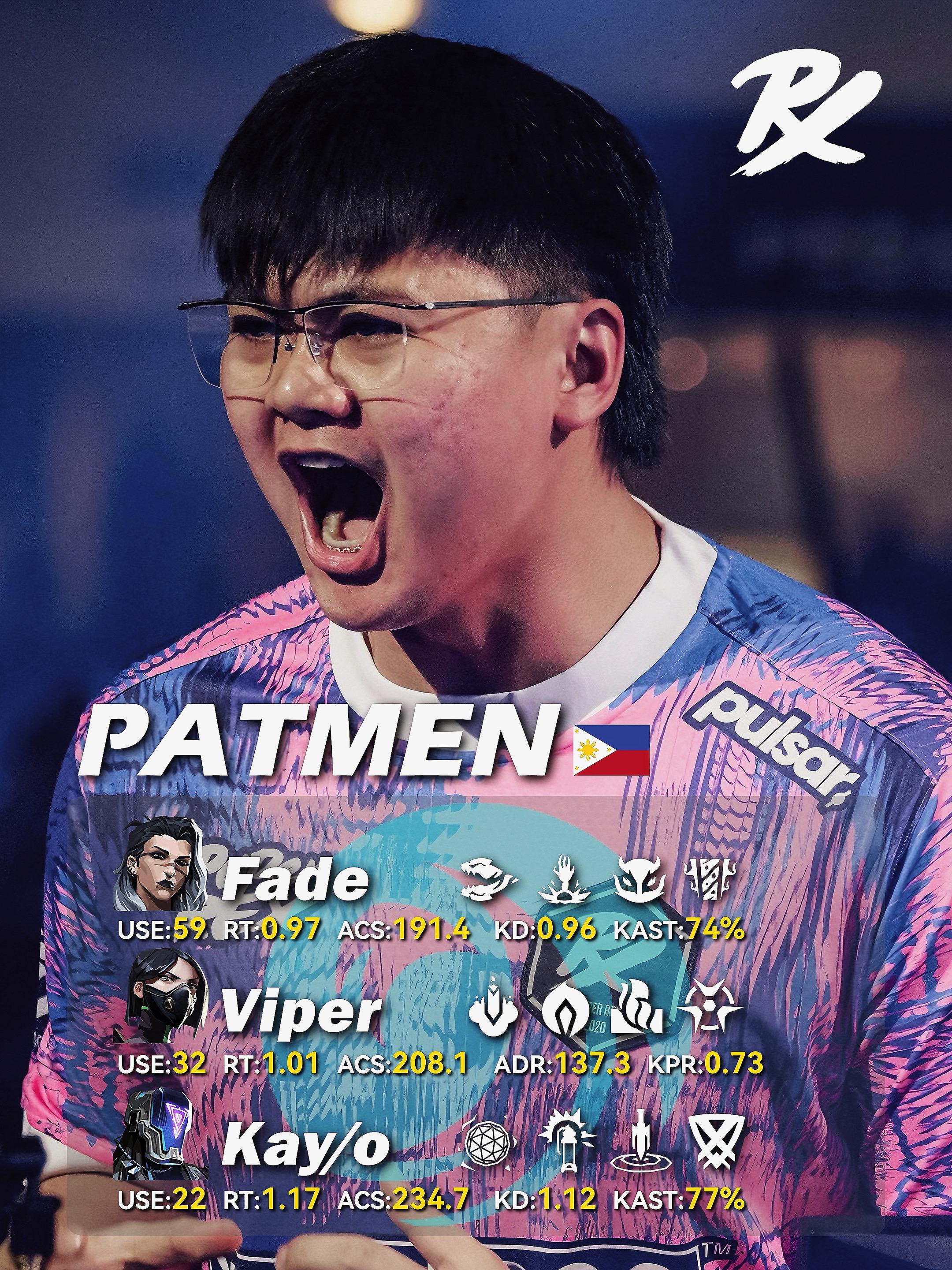#prx#PatMen 一人解放全队 亚太霸王龙的最后一块🧩