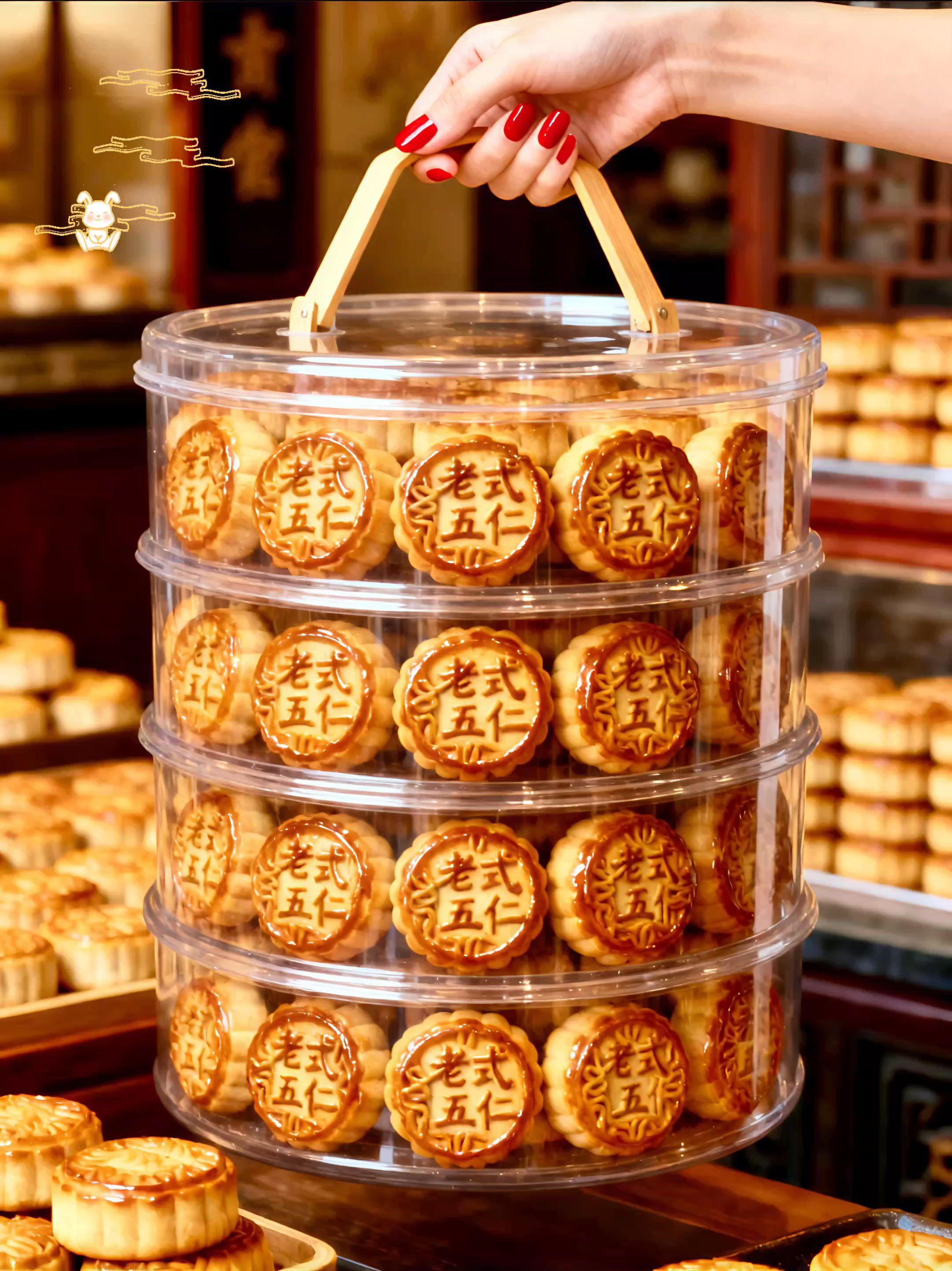 老式五仁月饼。#传统糕点 #手工美食 #五仁月饼 #月饼 #中式糕点