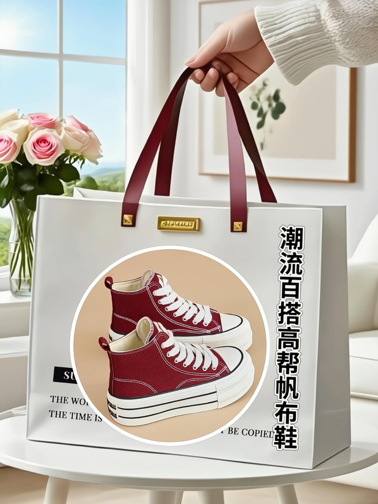 🔥【这双高帮帆布鞋,凭什么让我一周穿5次?!】 谁懂啊家人们!挖到一双颜值与实力并存的高帮帆布鞋,酒红色也太显白了吧! 厚底设计悄悄增高,小个子秒变“大长腿”👯♀️;帆布材质透气不闷脚,夏天穿也舒服到飞起~ 不管是搭牛仔裤、连衣裙还是运动裤,都能穿出随性又时髦的感觉,通勤、逛街、约会全hold住! 现在每天出门都在穿它,朋友追着问链接那种!真心建议所有姐妹都去试试,这波入股不亏! #帆布鞋 #高帮鞋 #穿搭种草 #显高神器 #ootd每日穿搭@抖加🔥上热门🔥dou+🔥热点宝