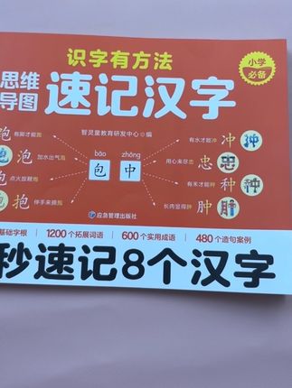#思维导图速记汉字 用生字开发的方式搭配郎朗上口诀,让孩子联想串记多个情景生字,#识字 效率非常高