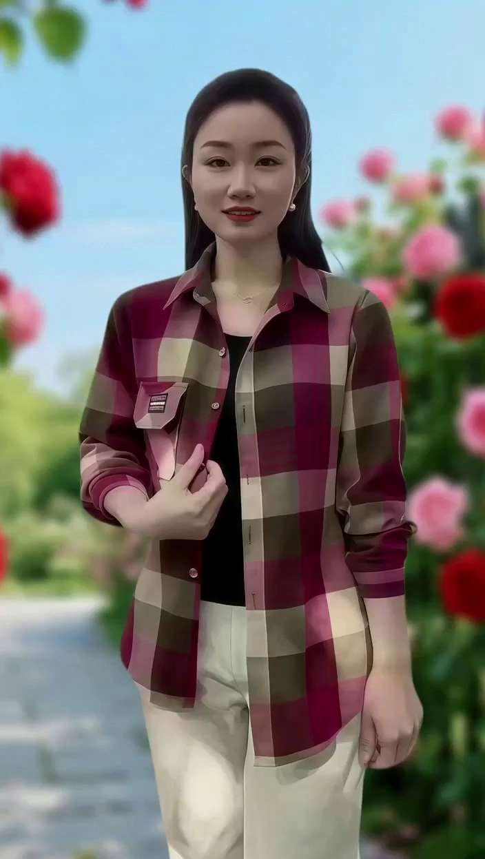 这件格子衬衫外套也太懂春天了吧!   宽松版型超显瘦,磨毛面料舒服又有型,单穿叠穿都好看,早八人闭眼入!   #格子衬衫 #春秋穿搭 #韩系穿搭 #宽松外套 #百搭单品