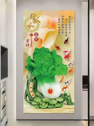 #玄关装饰画#自粘画